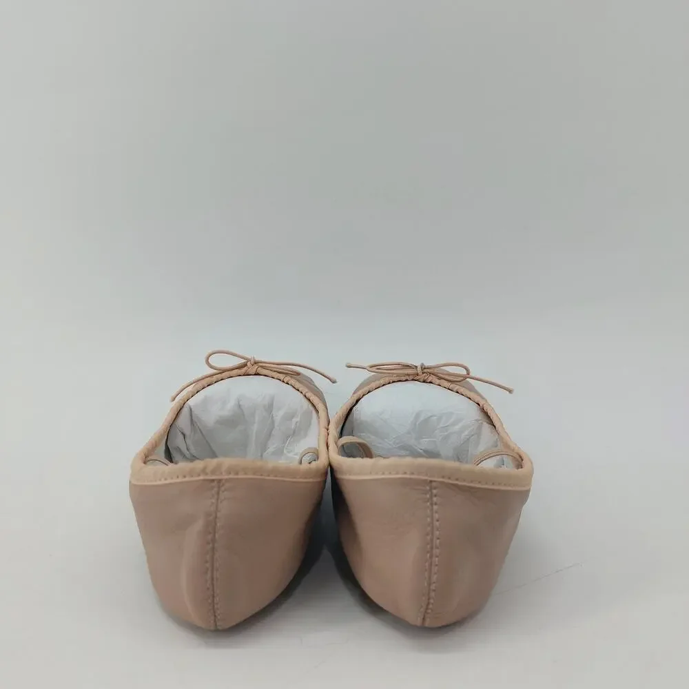 bcg Dance Ballet Slippers Pink Dance Leather 3D Youth Bow